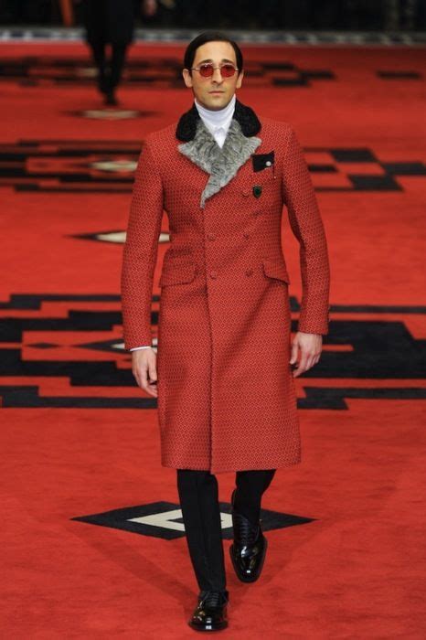 adrien brody prada runway.